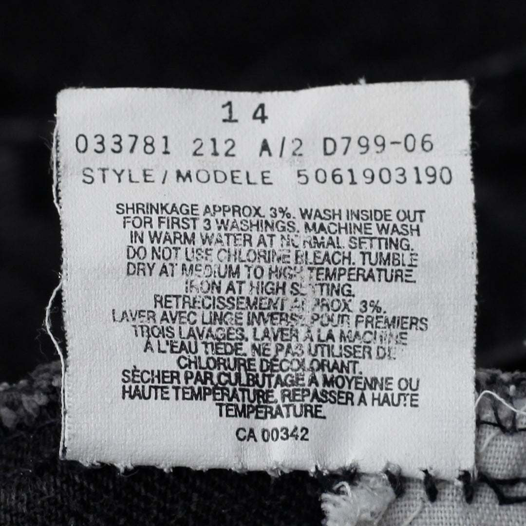 Vintage Mens Levi's 506 Black Jeans Straight Fit Denim