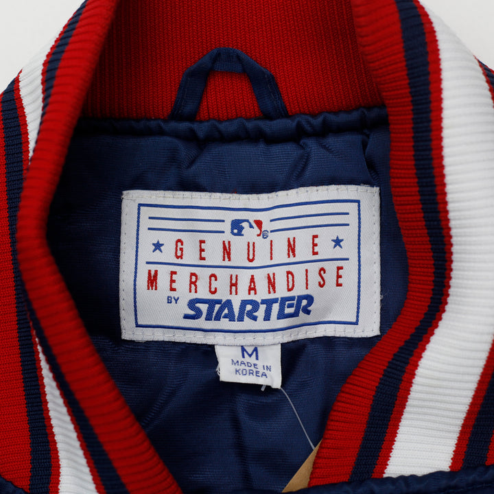 Vintage Cleveland Indians Starter Jacket Satin Bomber Men