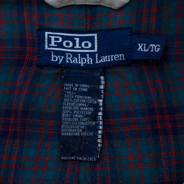 Vintage Polo By Ralph Lauren Zip Up Harrington Slightly Distressed Jacket