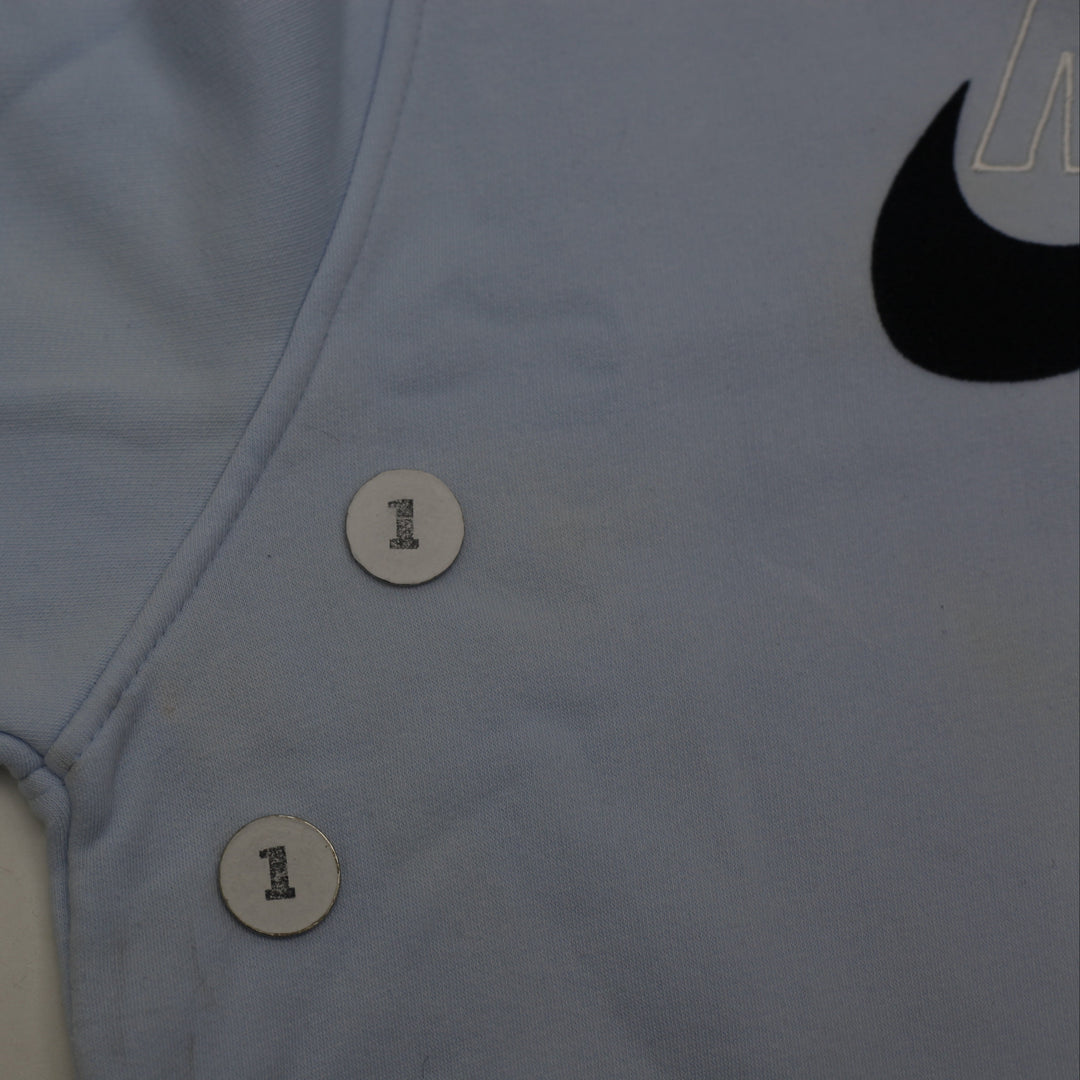 Vintage Embroidered Nike Logo Pullover Hoodie
