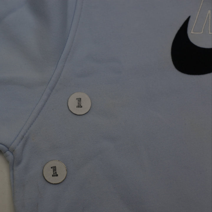 Vintage Embroidered Nike Logo Pullover Hoodie