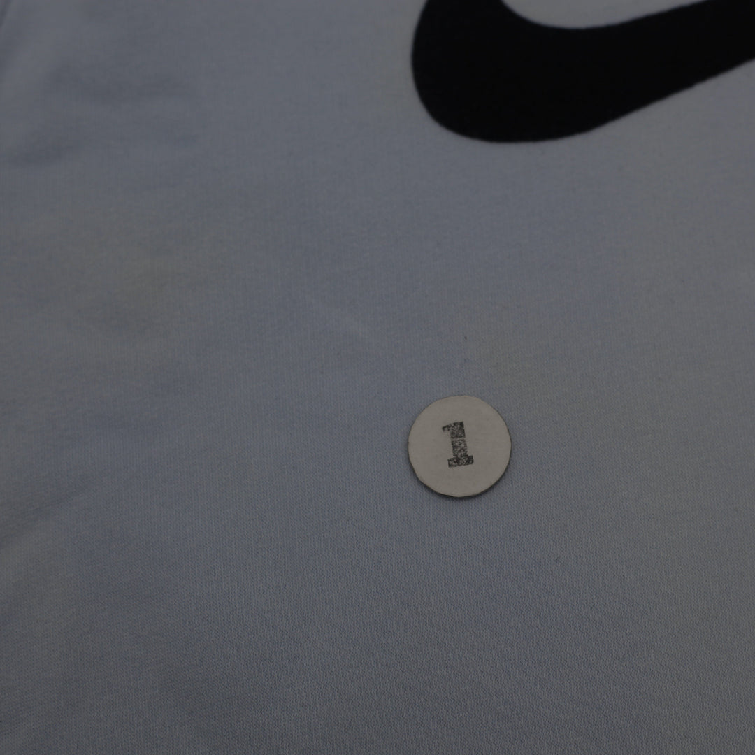 Vintage Embroidered Nike Logo Pullover Hoodie