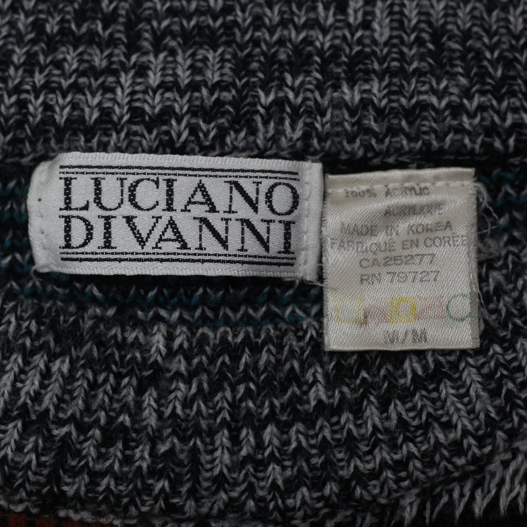 Vintage Luciano Divanni Printed Sweater Size M