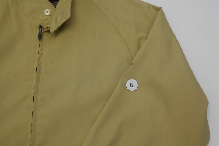 Vintage Mens Oakbrook Sportswear Beige Jacket Full Zip Plaid Lining | Migration_Jacket - View 10 | Fashion Rerun