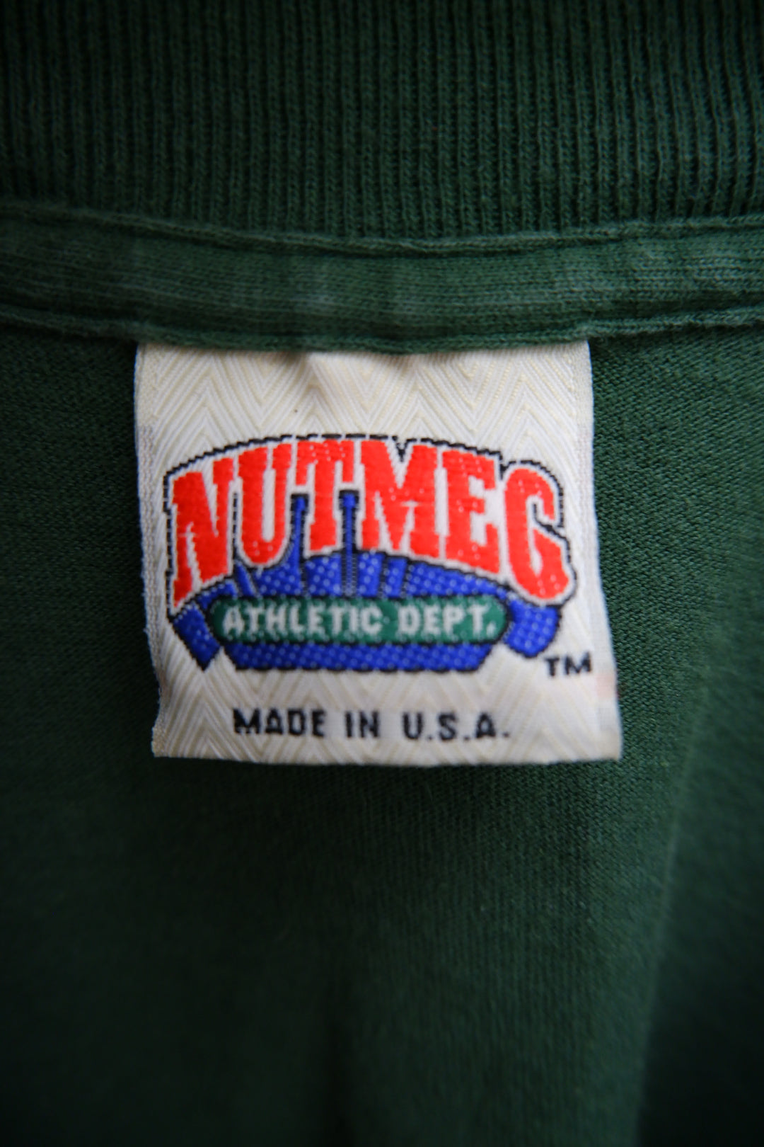 Vintage Nutmeg Mills Green Bay Packers NFL Member Club Single Stitch T-Shirt