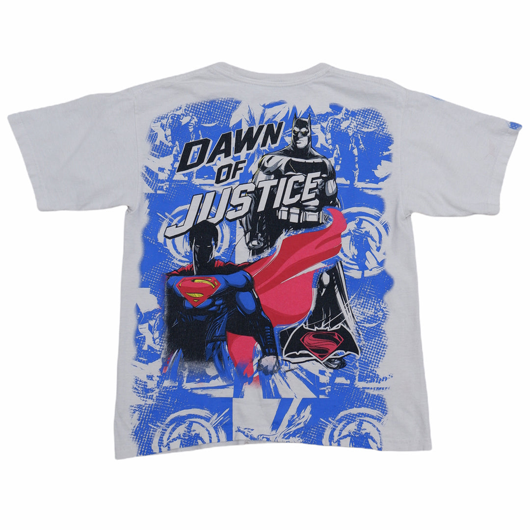 Vintage Youth Boys Superman VS Batman All Over Print T-Shirt