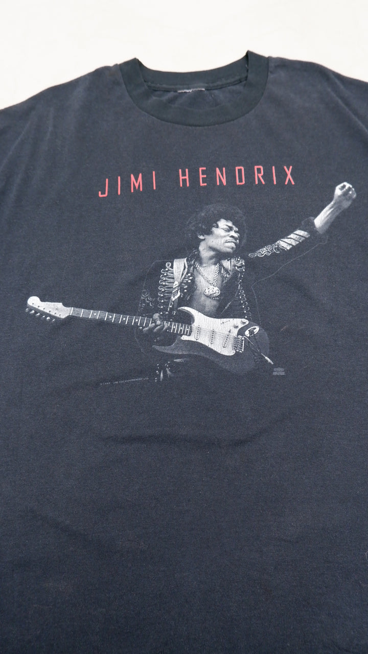Vintage 90s Jimi Hendrix Stages Tour 67-70 T-Shirt, Single Stitch