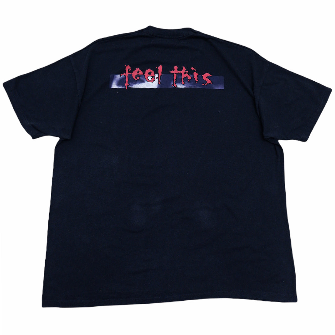 Vintage The Jeff Healey Band 'Feel This' 1993 Tour T-shirt, Single Stitch