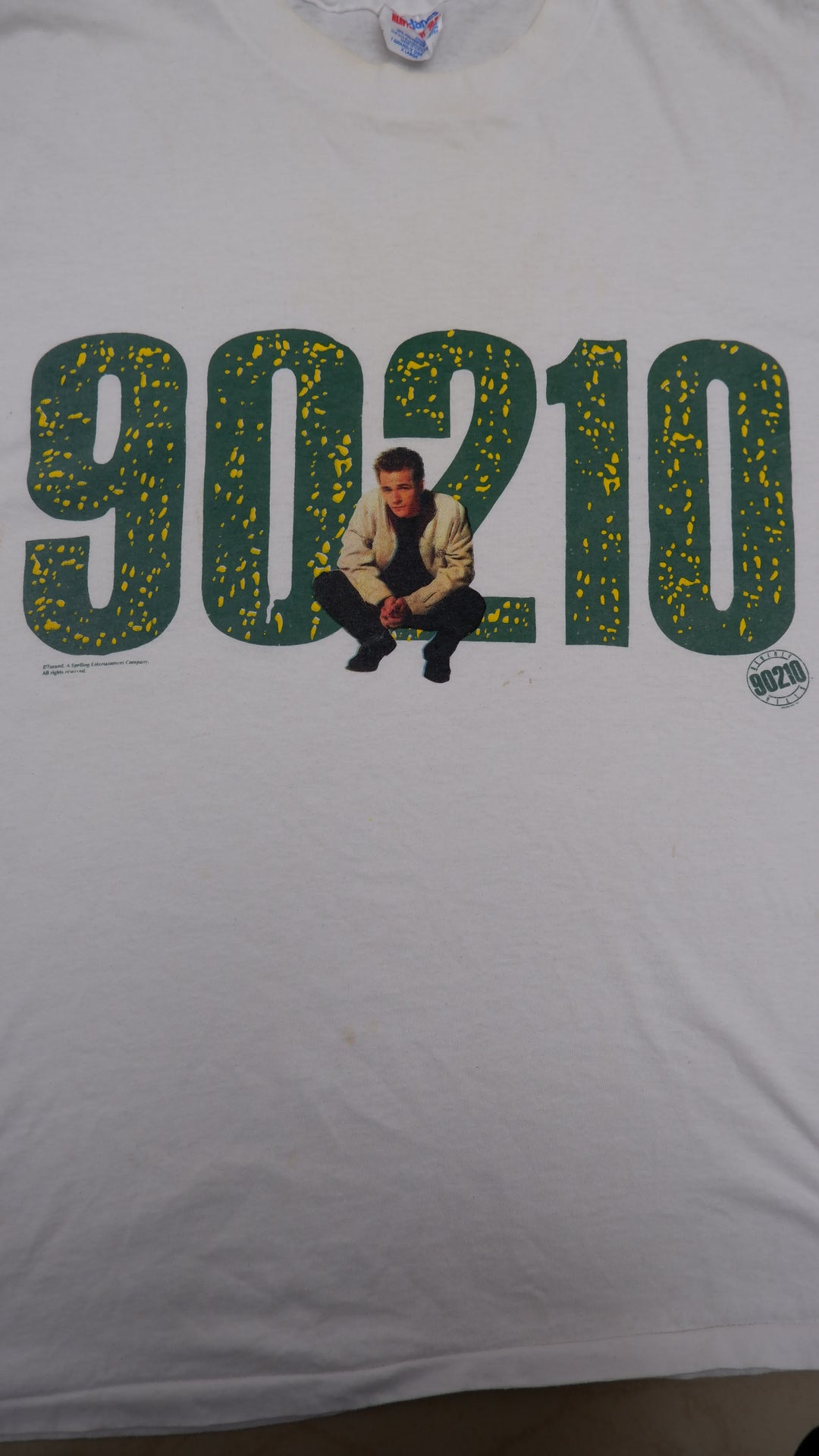 Vintage Beverly Hills 90210 Luke Perry Single Stitch T-Shirt Made In USA