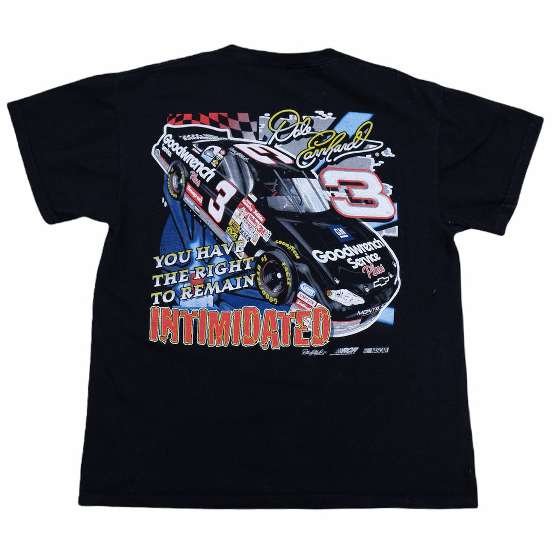Vintage Competitors View Dale Earnhardt # 3 Intimidated Nascar Racing T-Shirt Made In USA
