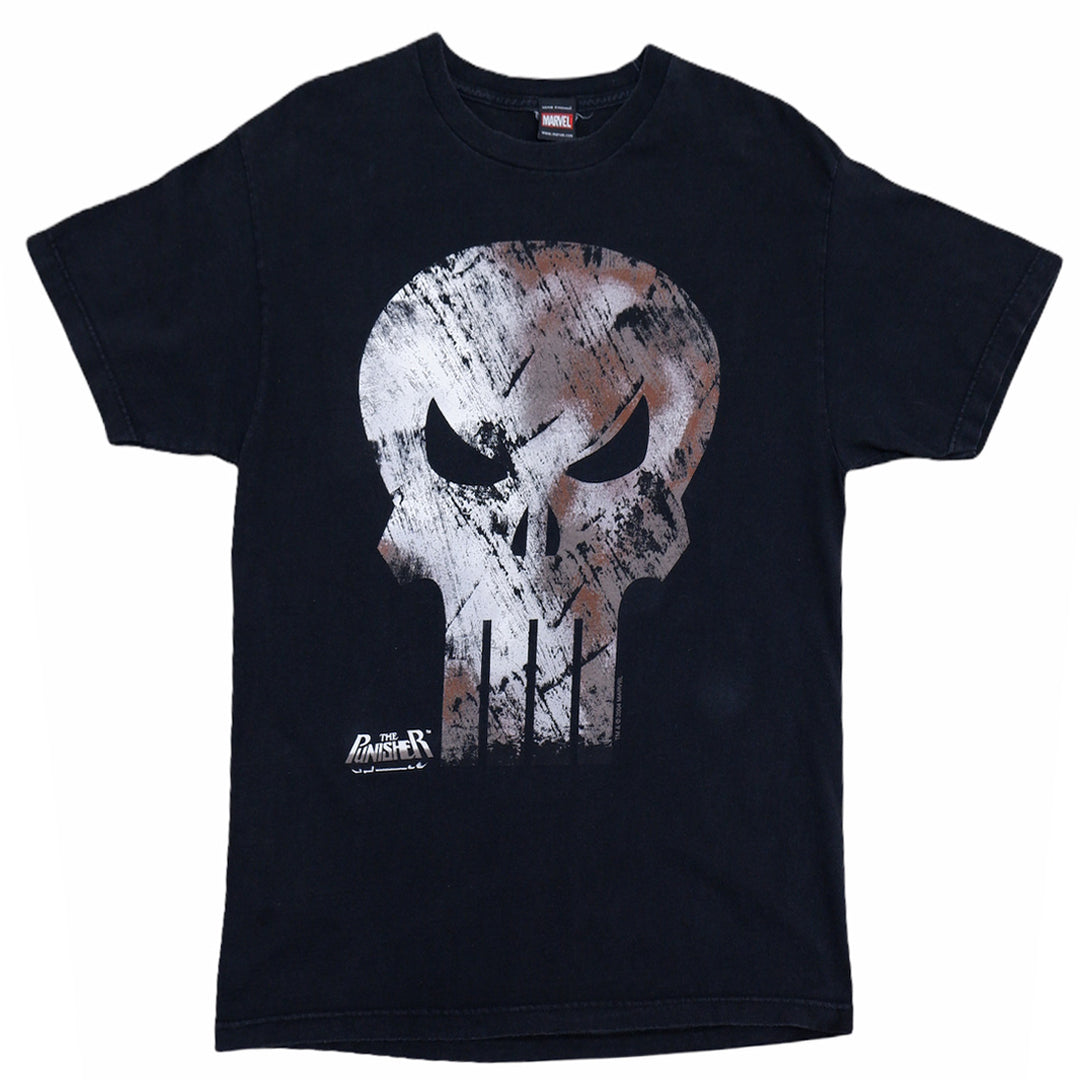 Vintage Mad Engine Marvel 2004 The Punisher T-Shirt