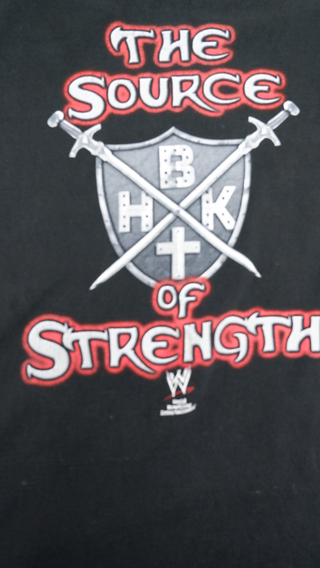 Vintage WWE True Source Of Strength Armed For Battle T-Shirt
