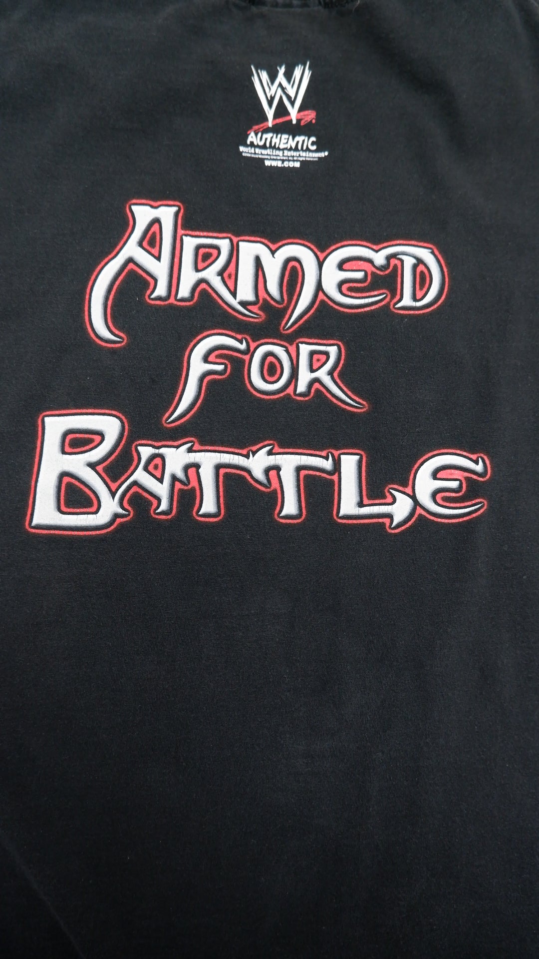 Vintage WWE True Source Of Strength Armed For Battle T-Shirt