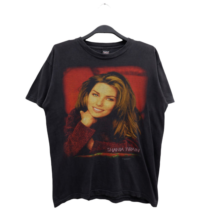 Vintage Men Polygram 1998 Shania Twain Black T-Shirt