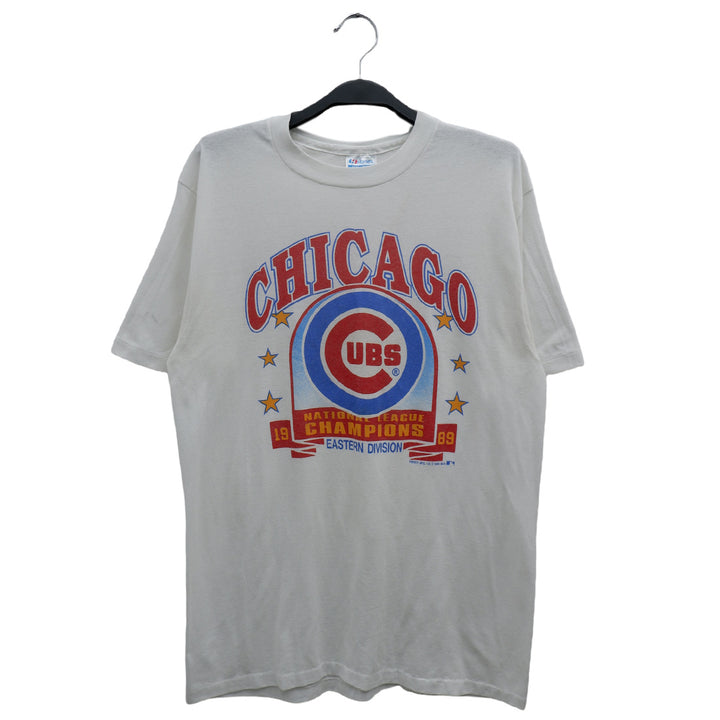 Vintage Hanes 1989 Chicago national League Champions  T-Shirt