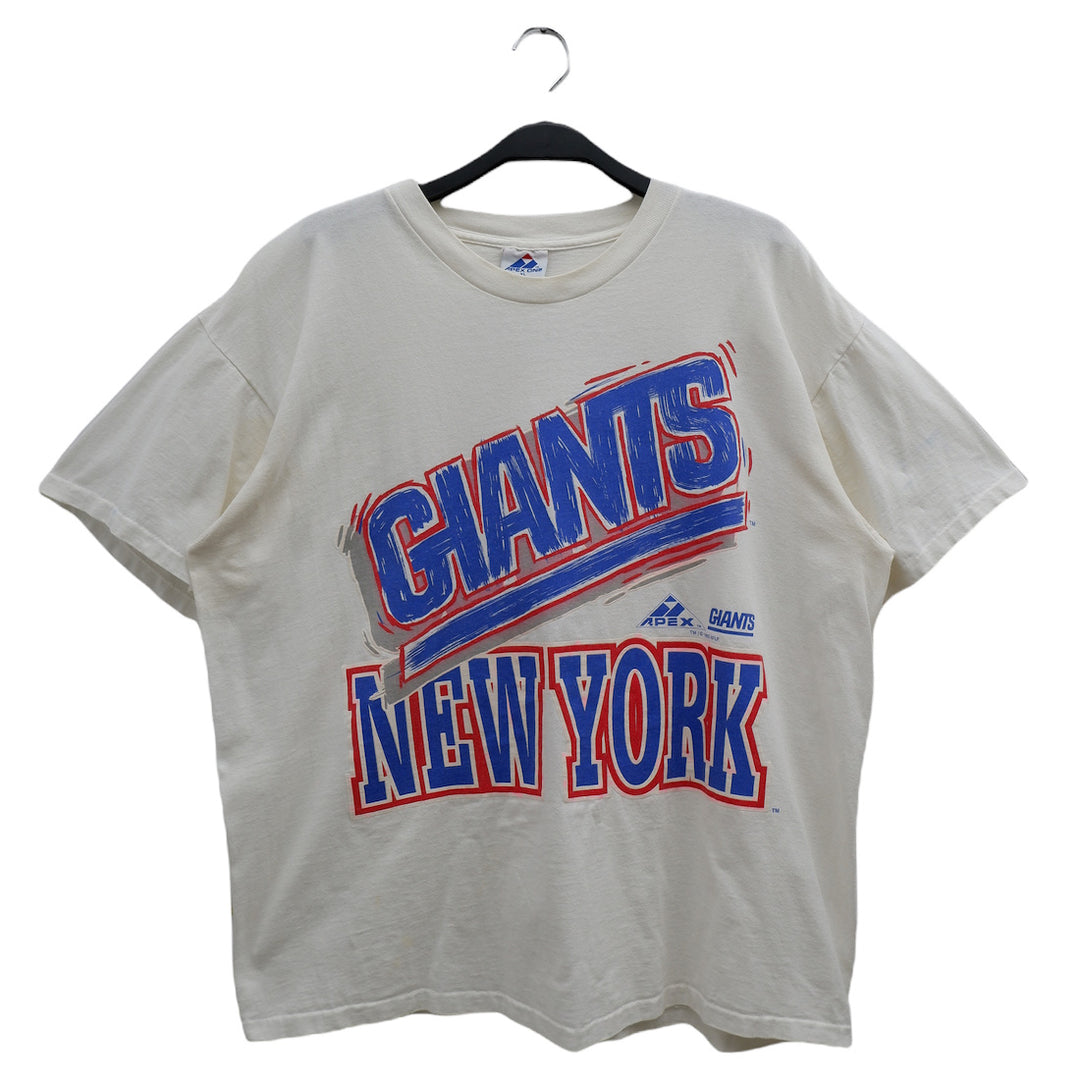Vintage 90s Apex One USA New York Giants NYC NFL Football Spellout T-Shirt