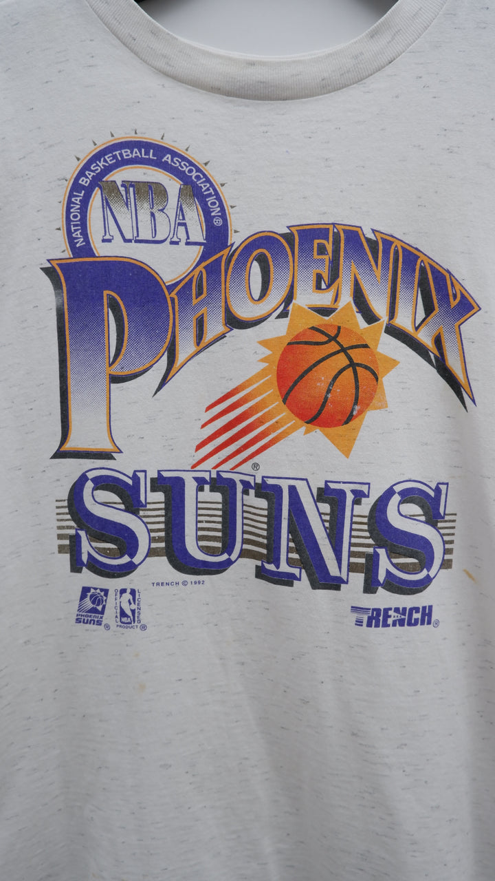 Vintage Trench Phoenix Suns 1992 NBA Finals T Shirt Single Stitch Made in USA