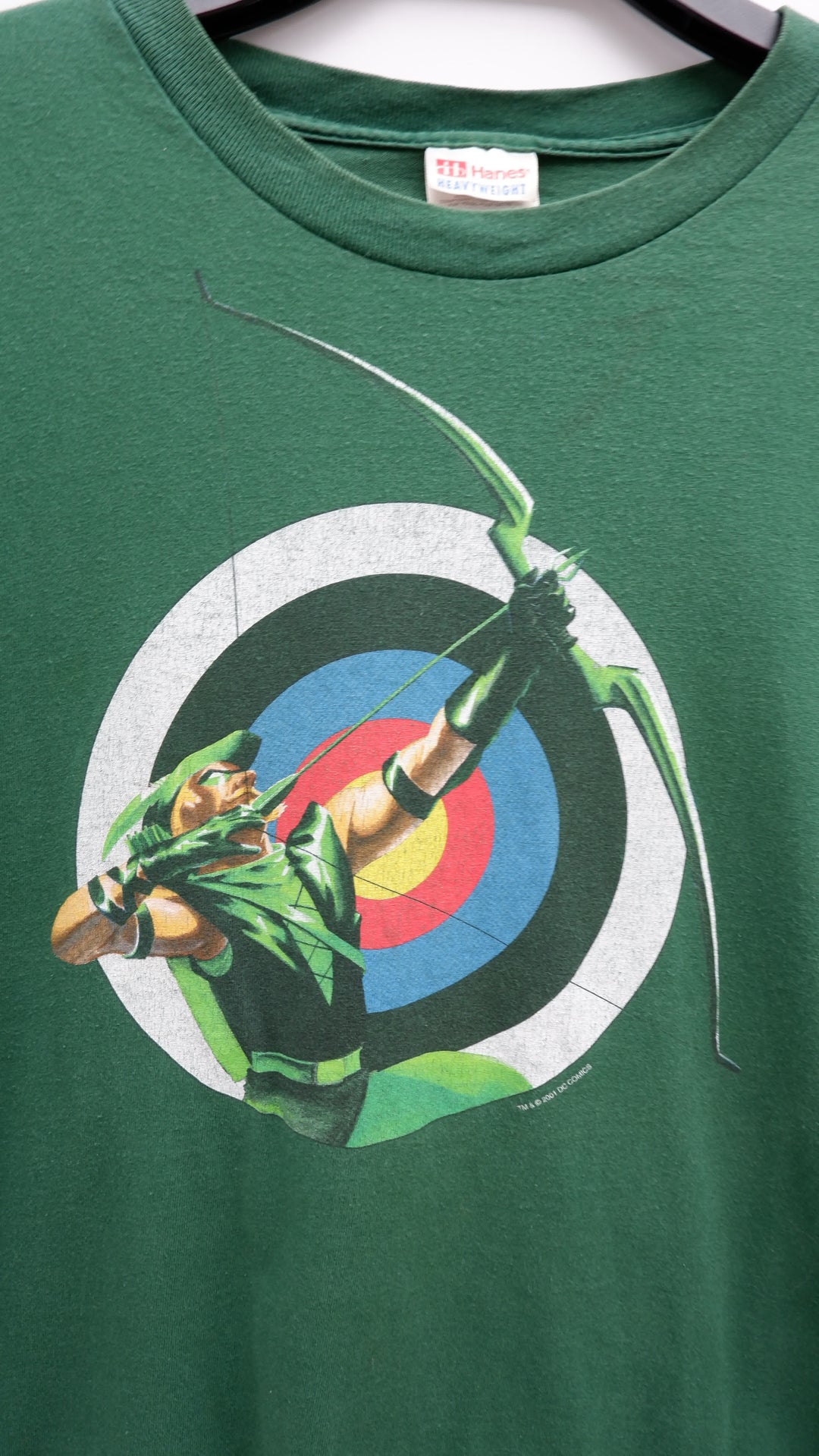 Vintage Hanes DC Comics Green Arrow Superhero T-Shirt