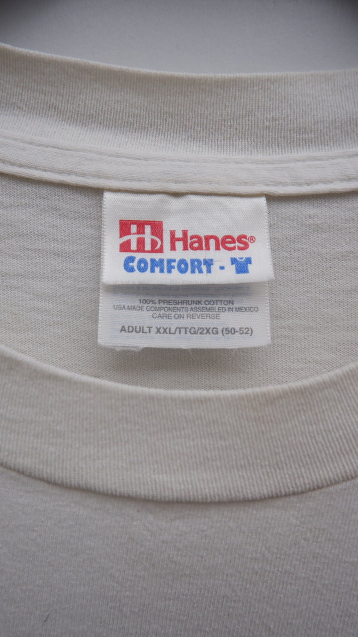 Vintage Hanes 2000 World of Outaws All Over Print Southern Bleacher Classic Racing T-Shirt