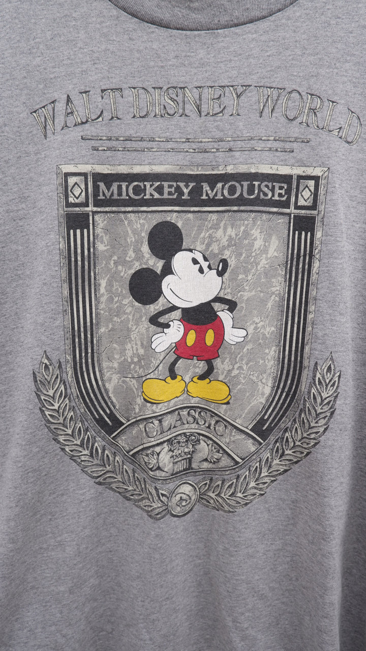 Vintage Disney 90s Mickey Mouse Classic Walt Disney World Graphic T-Shirt Made in USA
