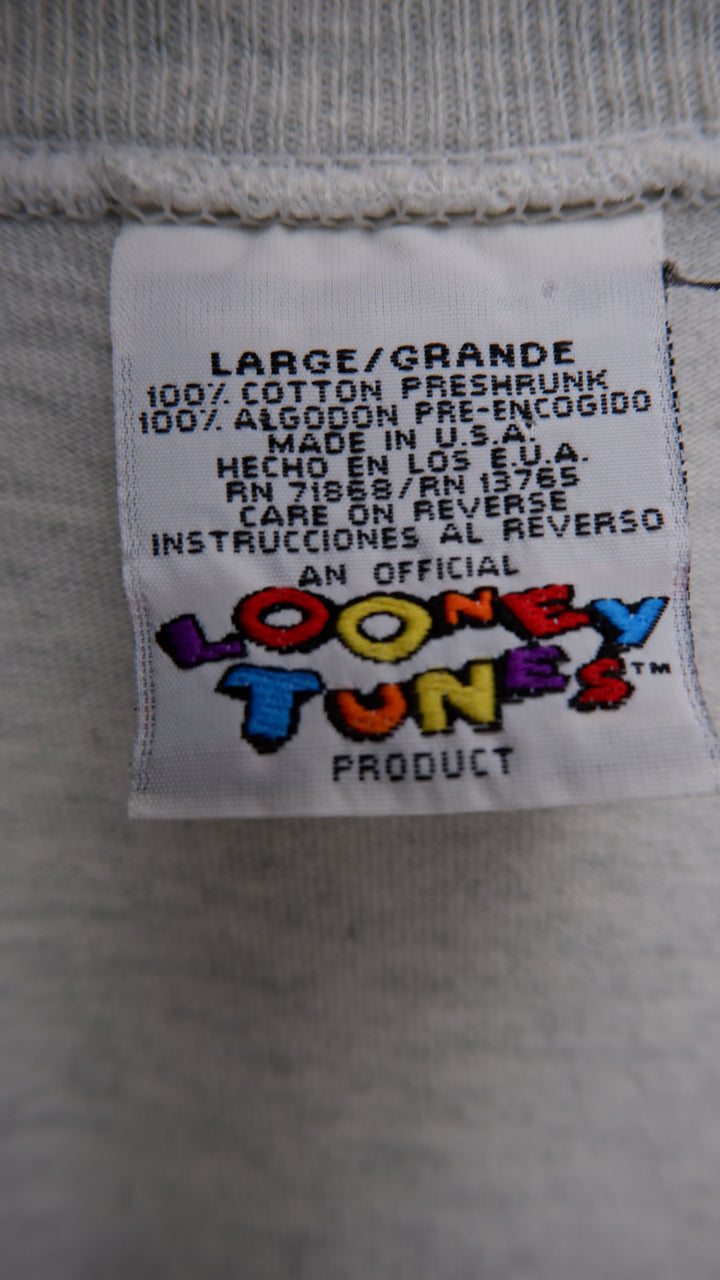 Vintage Looney Tunes Coyote Taz & Daffy Embroidered T-Shirt