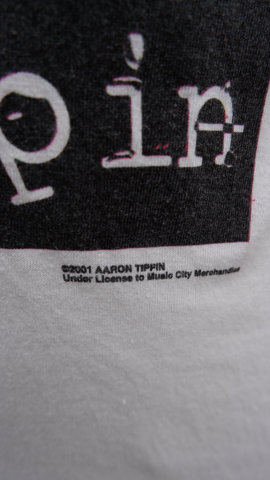 Vintage 2001 Aaron Tippin Tour T-Shirt