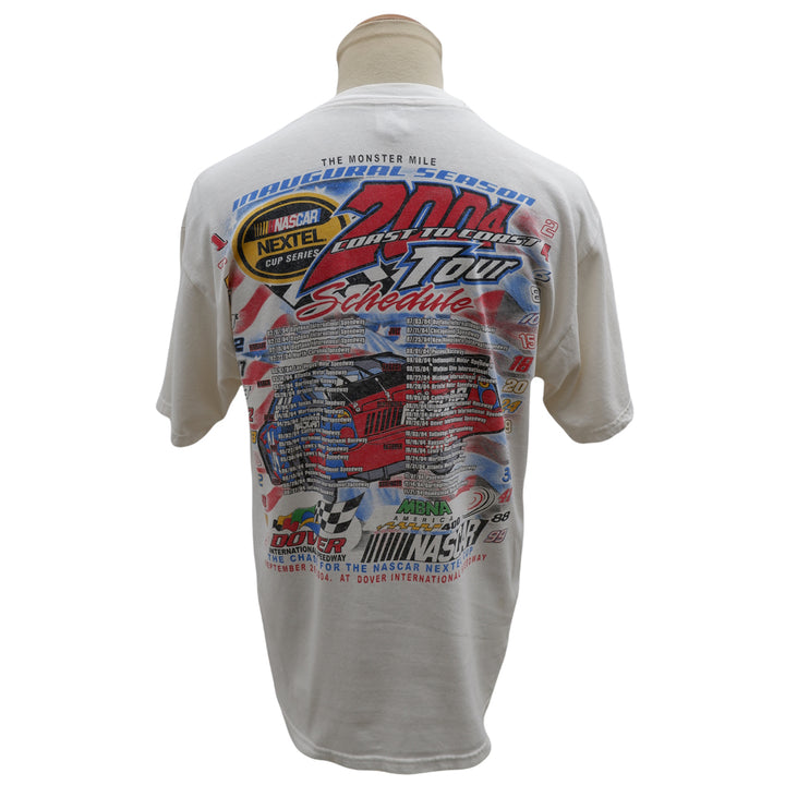 Vintage Jerzees 2004 The Monster Mile Inaguaral Season Nascar Racing T-Shirt