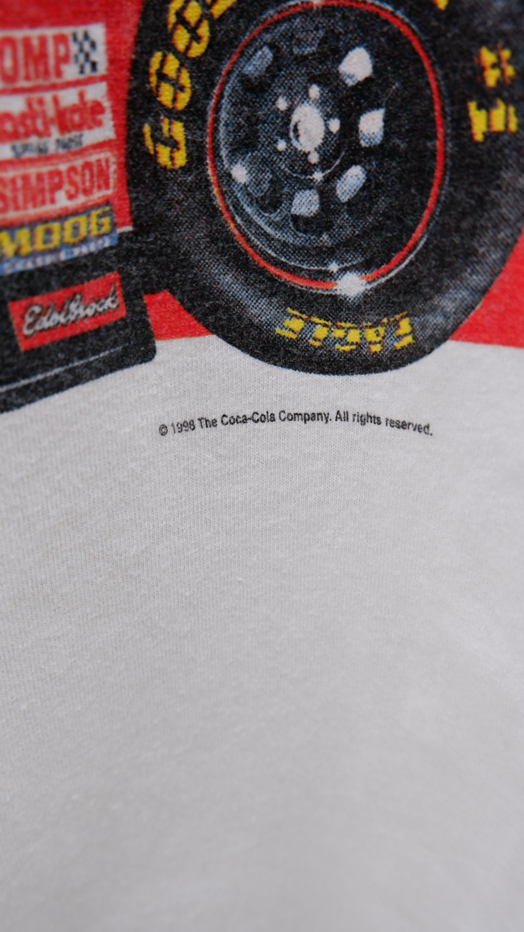 Vintage Competitors View  Dale Earnhardt 1998 The Coca Cola Racing T-Shirt Made In USA
