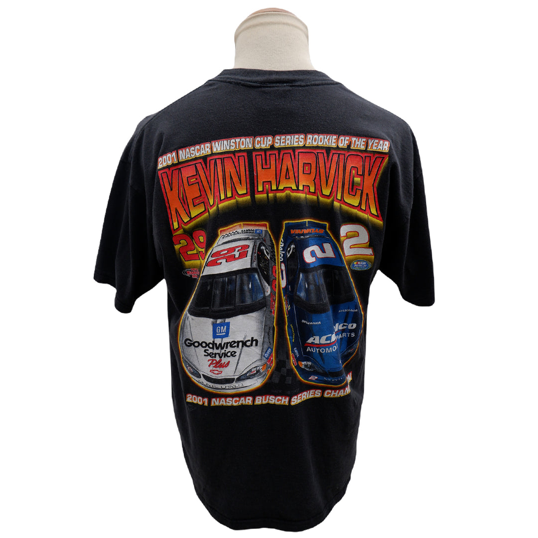 Vintage Competitors View Kevin Harvick 2001 Nascar Winston Cup Series Rookie Of The Year T-Shirt