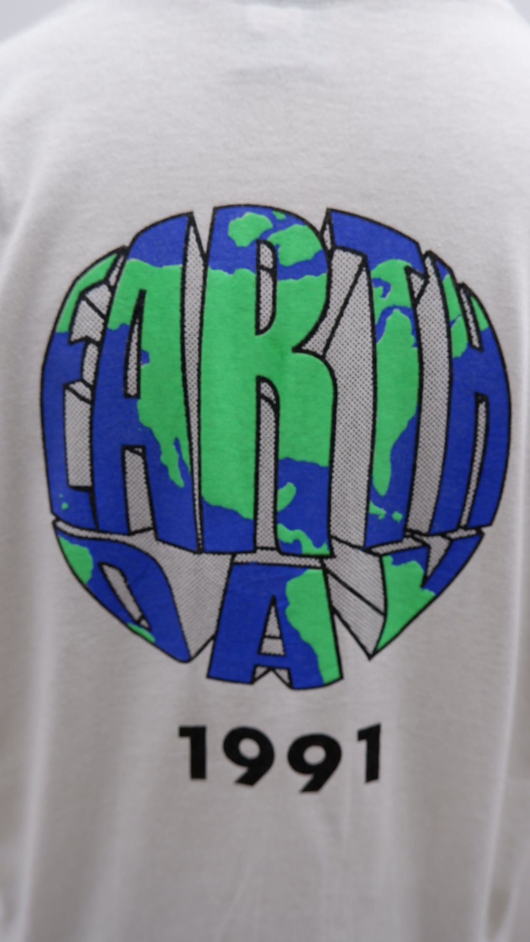 Vintage 1991 Earth Day ' There Is Only One' T-Shirt Single Stitch Made In USA