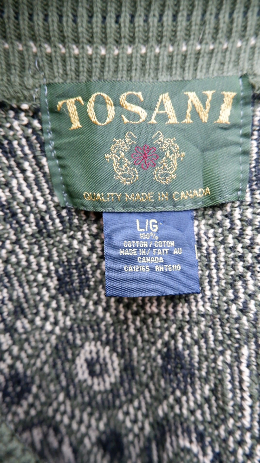 Vintage TOSANI Knitted Sweater