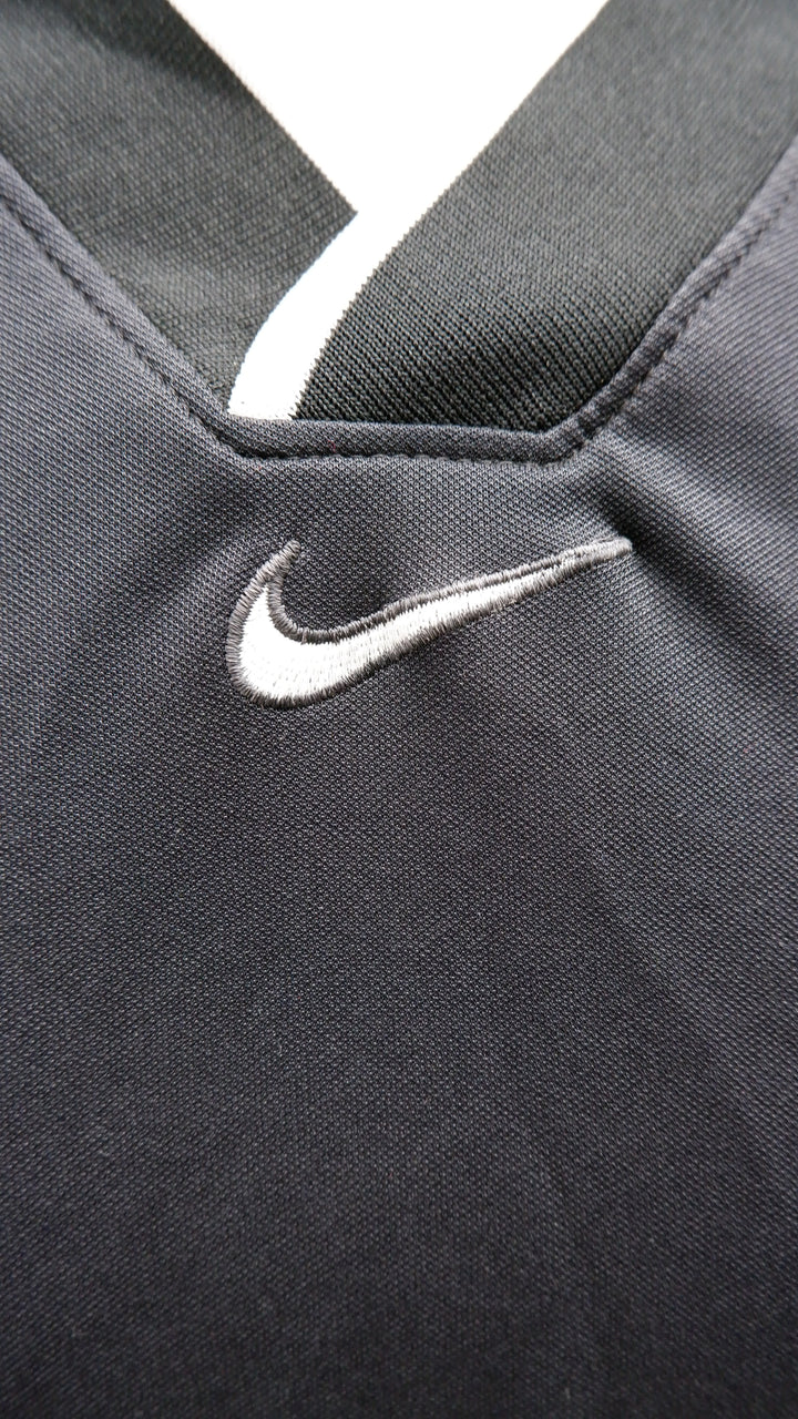 Vintage Nike 90's Swoosh Embroidered V-Neck Sports T-Shirt