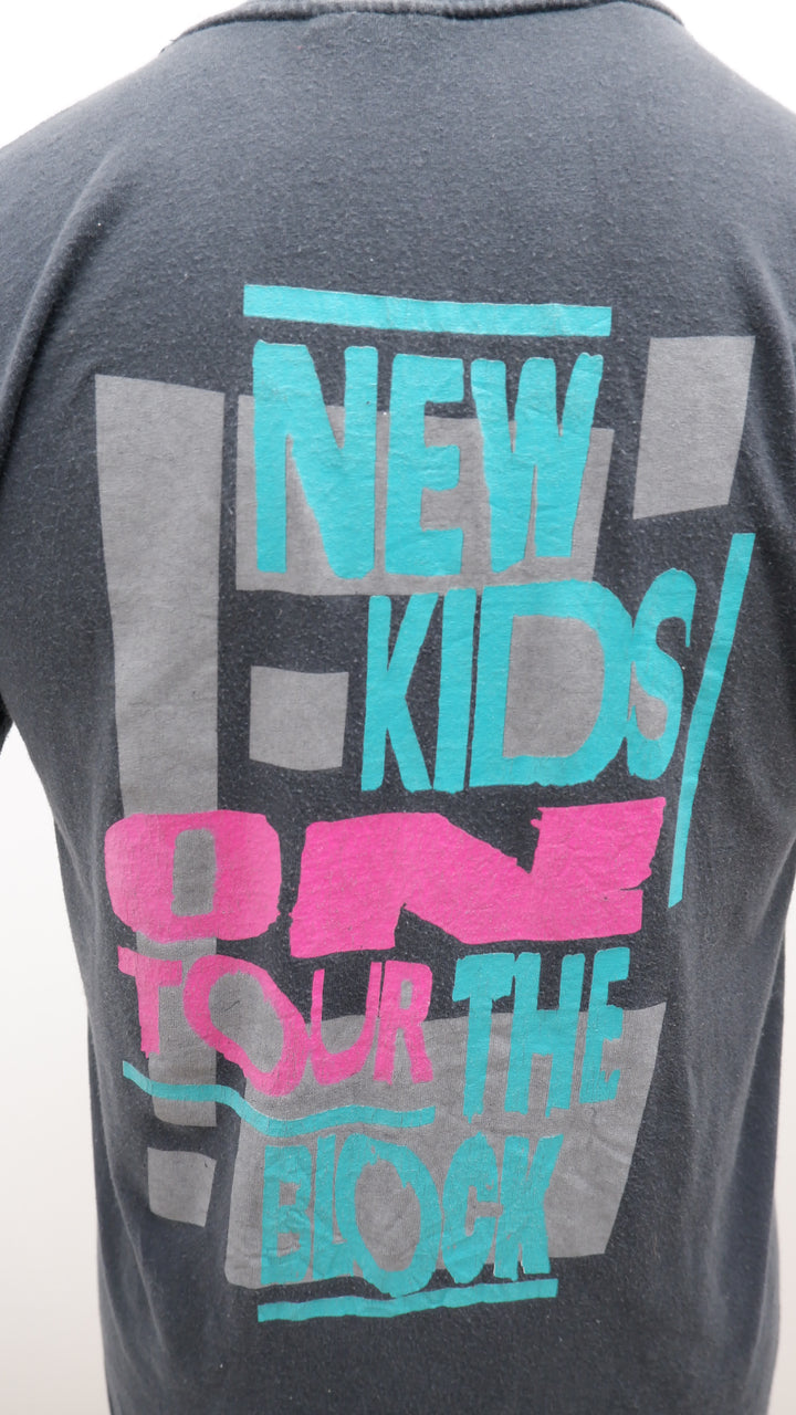 Vintage 80s New Kids On The Block Tour T-Shirt, Single Stitch