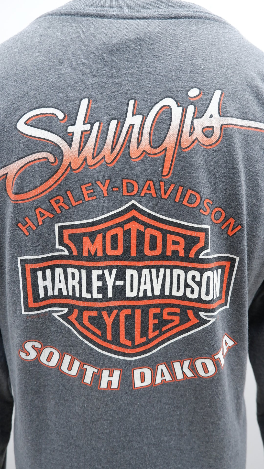 Vintage Harley Davidson 2004 Black Hills Rally 64th Annual Sturgis Long Sleeve T-Shirt Made in USA