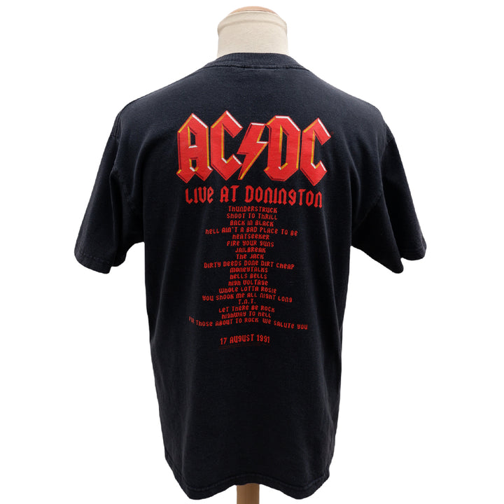 Vintage Artimonde 1991 AC DC Live At Donington T-Shirt