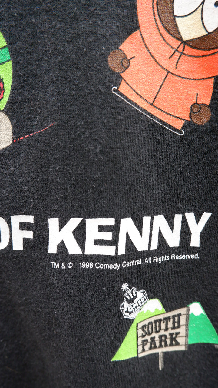 Vintage 1998 Comedy Central The Many Deaths Of Kenny T-Shirt