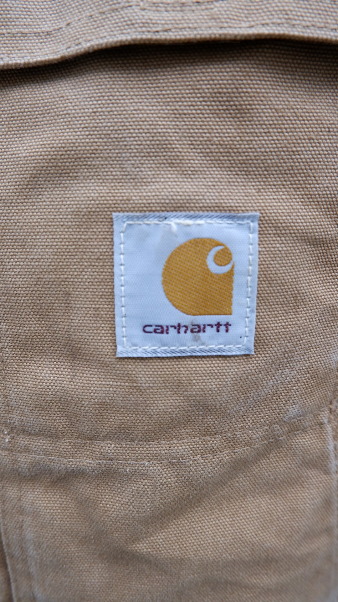 Vintage Carhartt Full Zip Quilted Canvas Workwear Jacket
