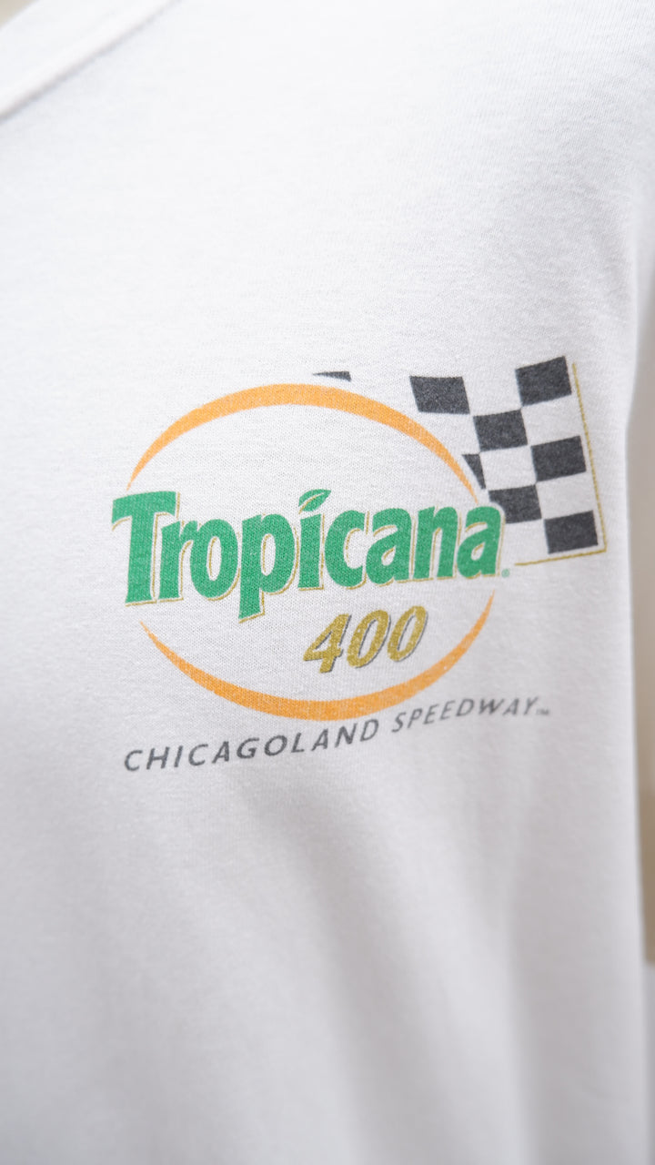 Vintage Chase Authentic Tropicana 400 Chicagoland Speedway Nascar Racing T-Shirt