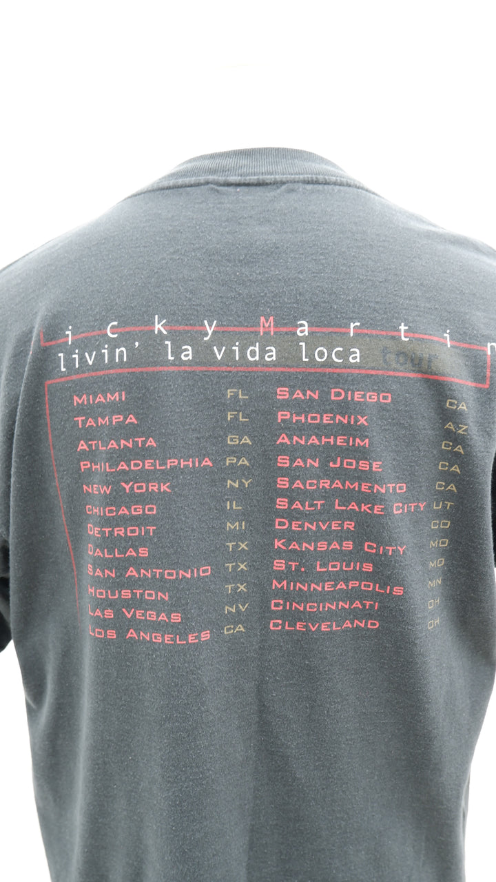Vintage Winterland 90's Ricky Martin Livin' La Vida Loca Tour T-Shirt