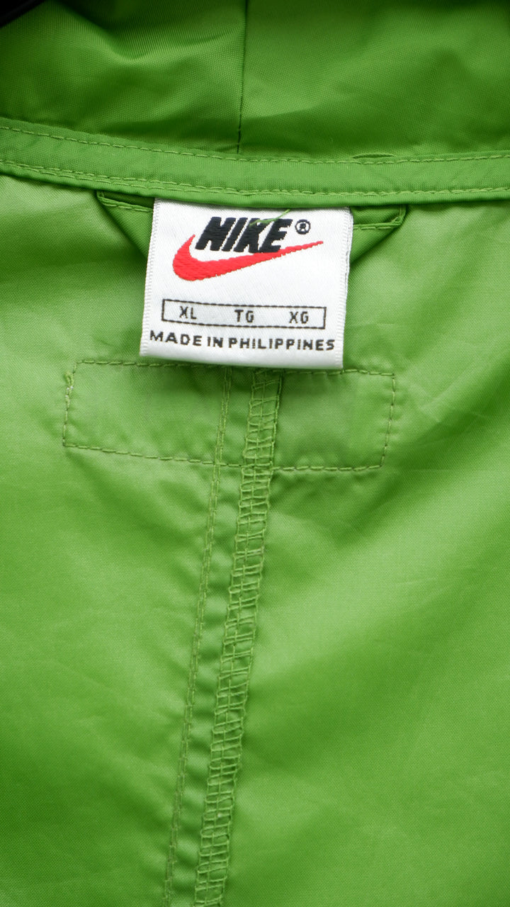 Vintage 90's Nike Swoosh Embroidered Half Zip Pullover Hoodie