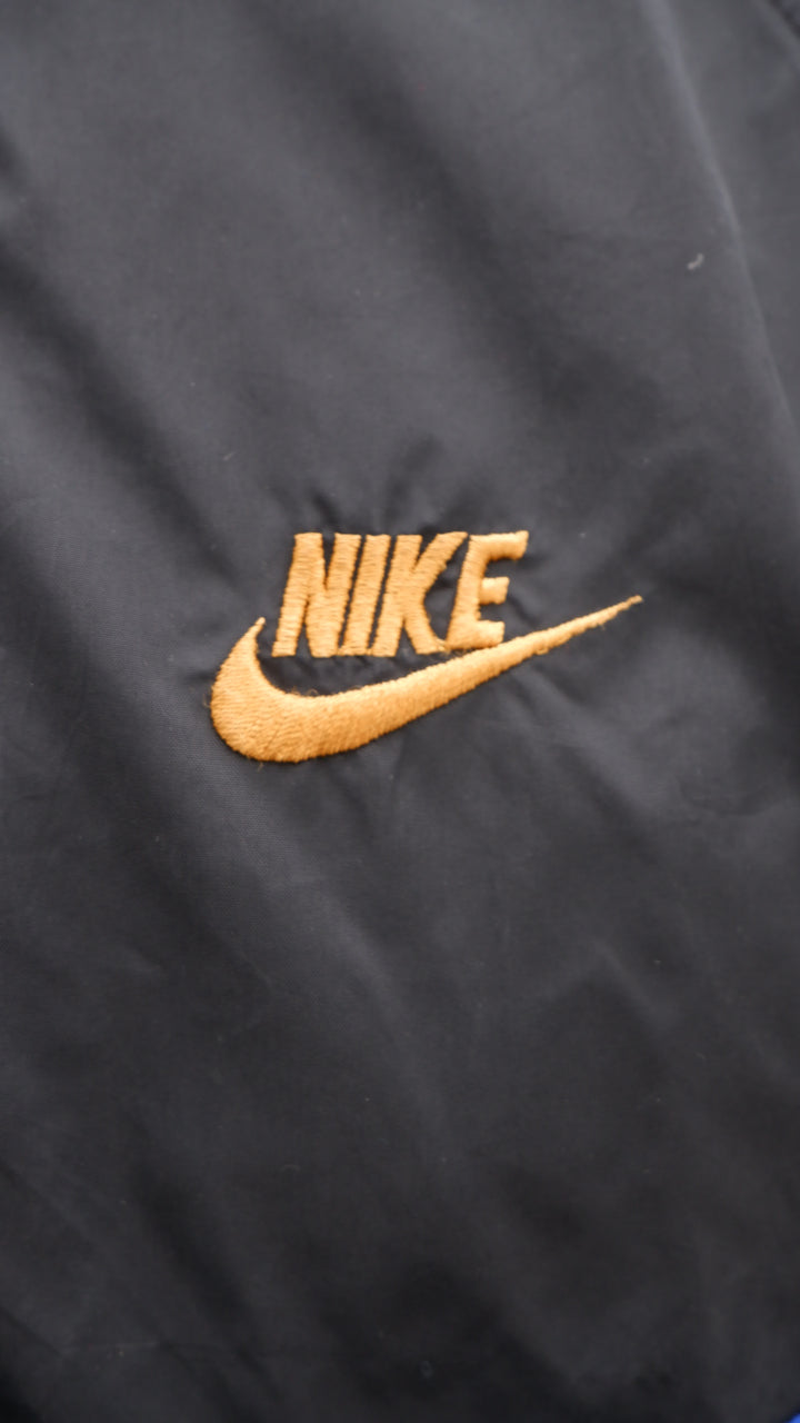 Vintage 90's Nike Spell Out Embroidered Full Zip Windbreaker Hoodie Jacket