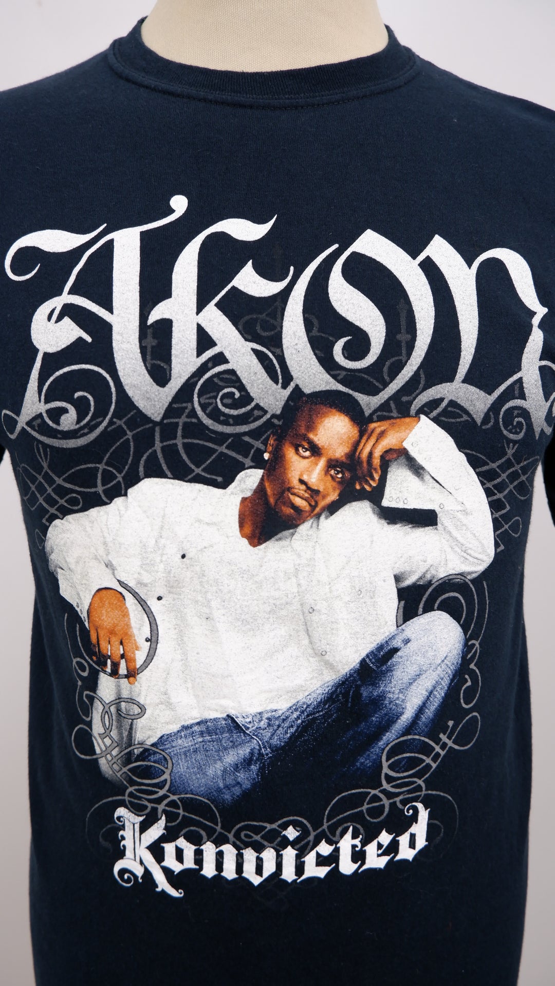 Vintage Akon Konvicted 2007 Tour T-Shirt