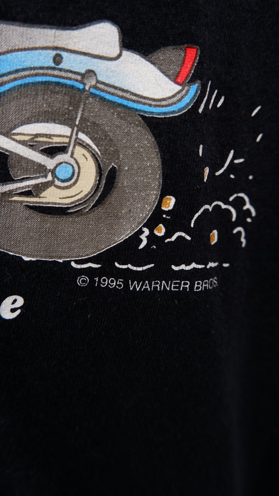 Vintage 1995 Wile E. Coyote Trailblazer Born To Live Free Single Stitch T-Shirt Made In USA