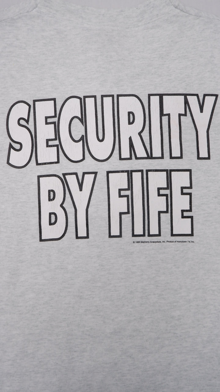 Vintage 1995 Barney Fife Security T-Shirt