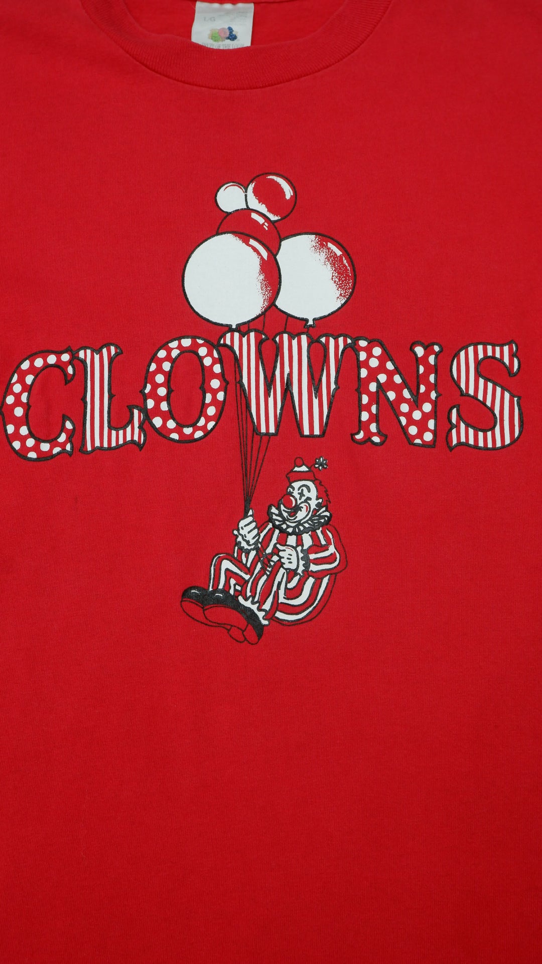 Vintage Clowns Print Single Stitch T-Shirt