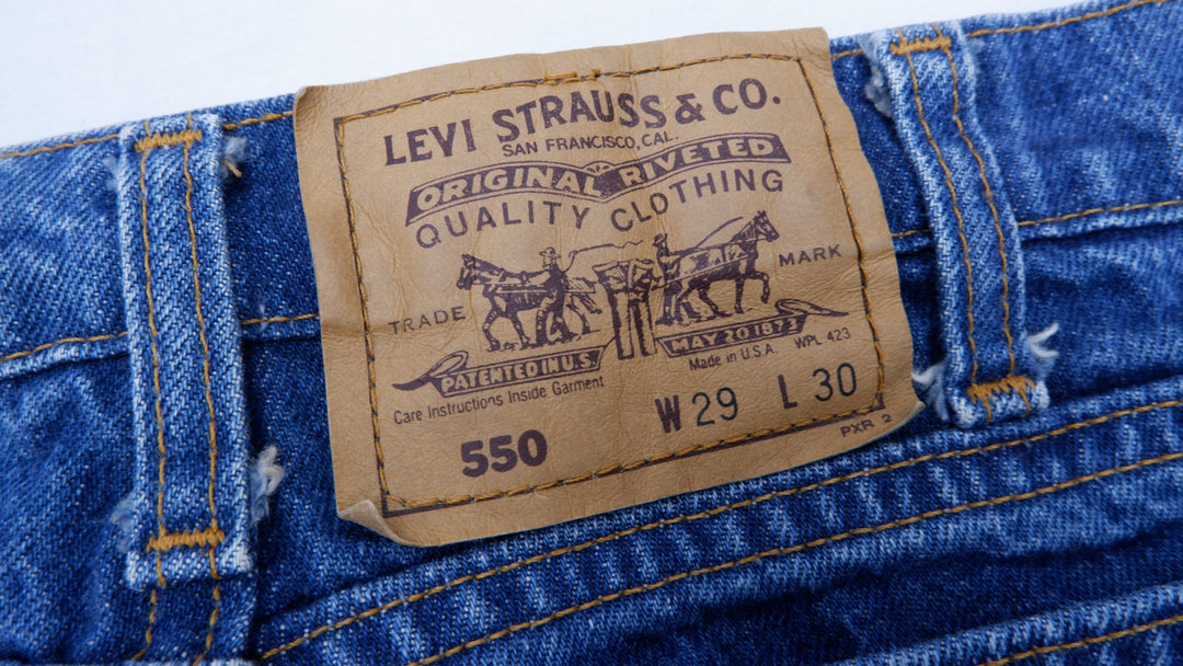 Vintage Levi Strauss # 550 Orange Tab Ladies Jeans Made in USA