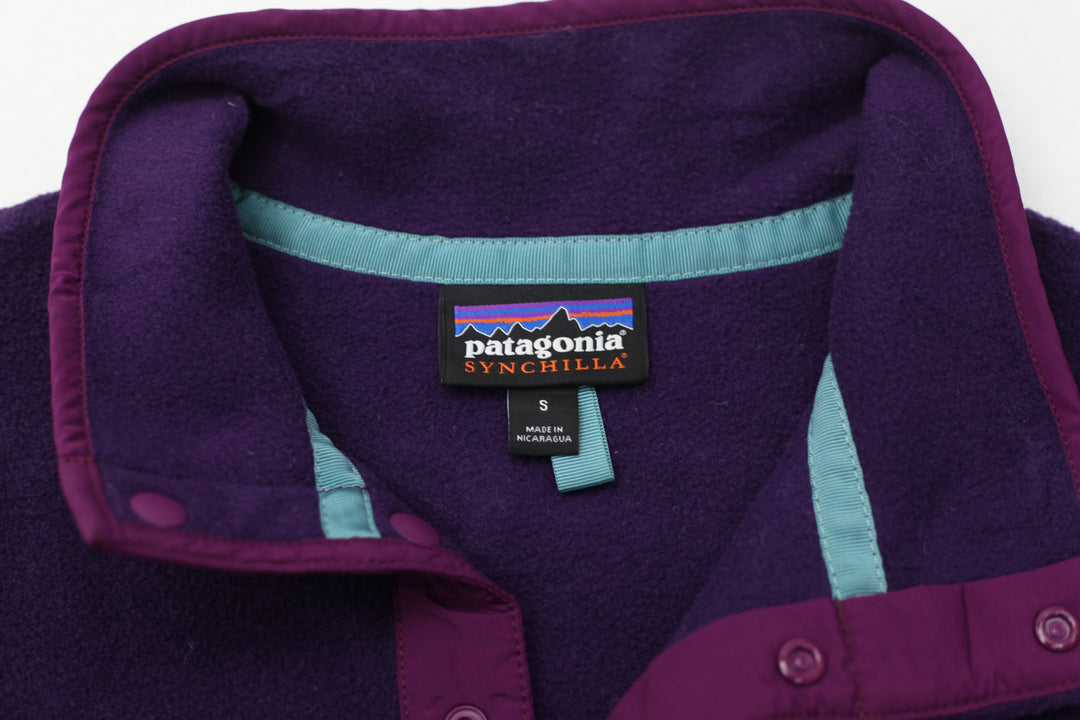 Ladies Patagonia Synchilla Snap T Fleece Pullover