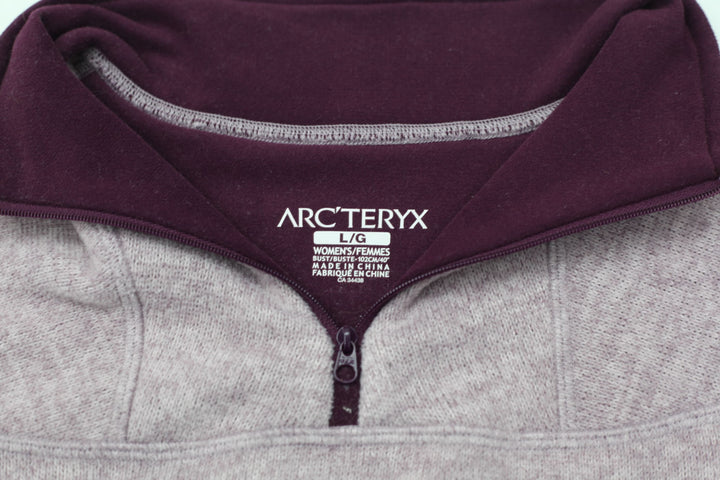 Ladies Arc’teryx Covert Quarter Zip Fleece Pullover