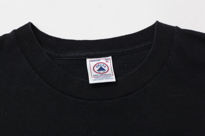 1998 Vintage Teen Idols Tour T-Shirt Black Delta Pro Weight XL