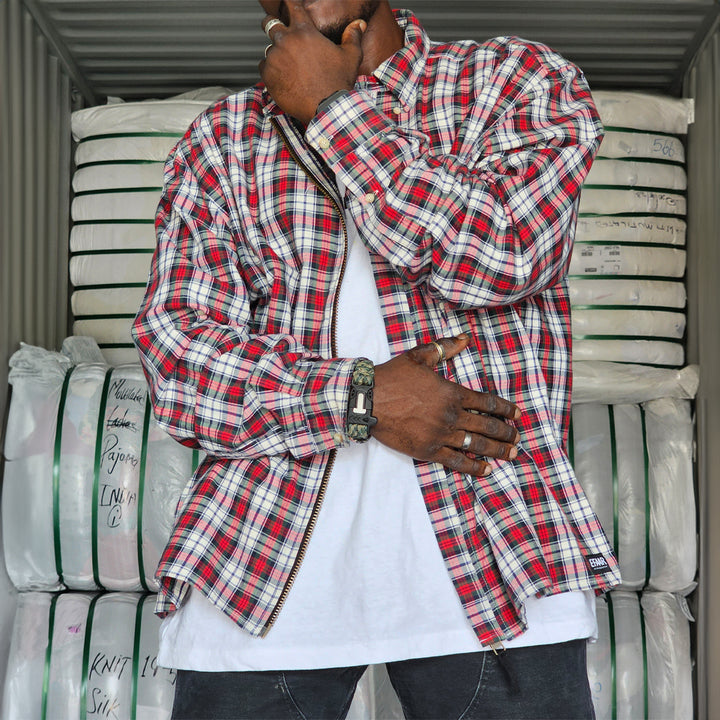 Rework Plaid Shackets